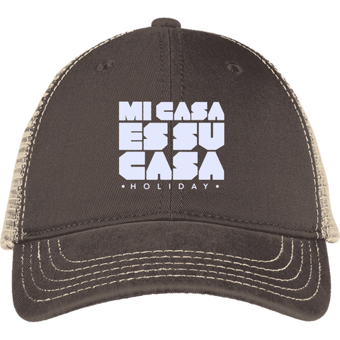 Classic Mi Casa Holiday District Mesh Back Cap White Embroidery