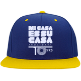 Mi Casa Holiday 10yrs Sport-Tek Flat Bill High-Profile Snapback Hat