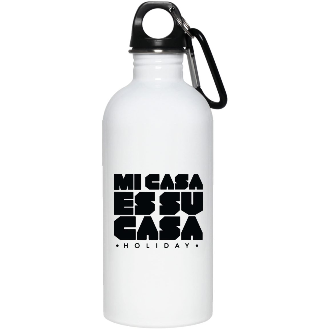 Classic Mi Casa Holiday 20 oz. Stainless Steel Water Bottle